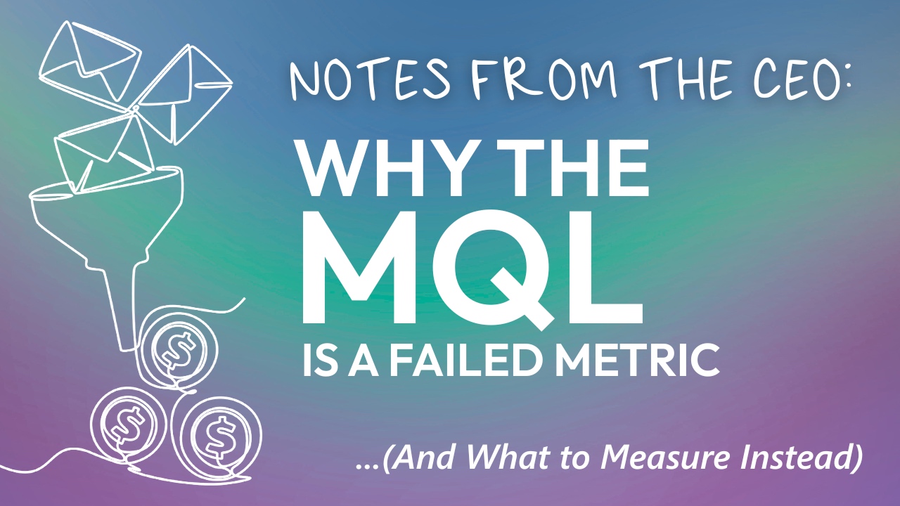 Why the MQL is a Failed Metric cover